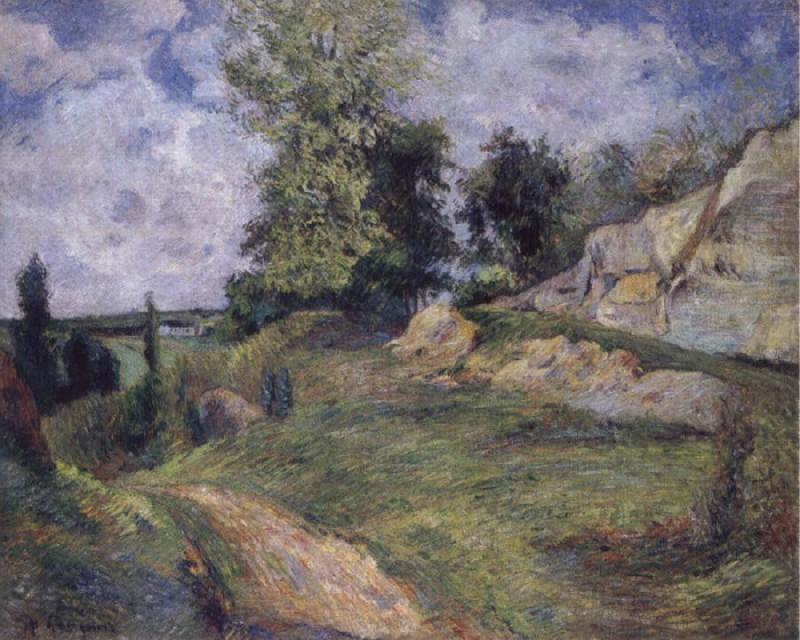 Paul Gauguin The Quarries of Le Chou near Pontoise china oil painting image